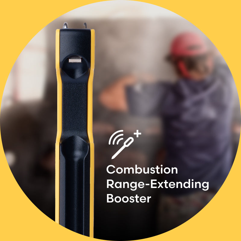 Close-up of the Combustion Range-Extending Booster.